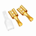 2.8/4.8/6.3mm Female and Male Crimp Terminal Brass Car Speaker Electric Wire Connectors And Insulating Sheath - Image 3