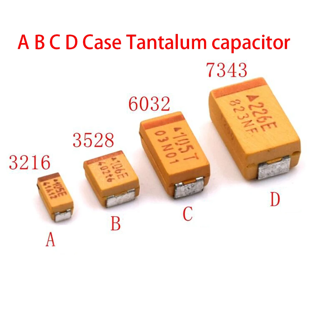 kf-S75d91b2cf4f548fab92815e13e34388fZ-10PCS-A-B-C-D-Case-Tantalum-capacitor-6V-10V-16V-25V-35V-50V-0-1UF.webp A B C D Case Tantalum capacitor 6V 10V 16V 25V 35V 50V 0.1UF 1uf 2.2UF 4.7UF 10UF 22UF 33UF 47UF 100UF 220uF 330UF - Image 1
