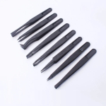 Multifunctional Electronic Anti-static Carbon Fiber Tweezers Plastic Soft Elastic Pincet Set Repair Hand Tools Parts - Image 4