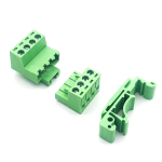 5.08mm 2EDG-UKR Plug-in Wiring Terminal 35mm Guide Rail Mounting Screw Terminal Block Pitch 5.08mm 2P-12P - Image 3