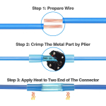 Heat Shrink Butt Wire Connectors Waterproof Insulated Automobile Wire Cable Crimp Terminals AWG 22-10 Kit - Image 5