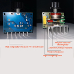 Portable Speed Temperature Light Adjustable Dimmer SCR Voltage Regulator AC 220V 4000W Compact Variable Voltage Controller - Image 2