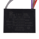CBB61 Ceiling Fan Capacitor 4.5uf+6uf+6uf 5 Wire 250V 5 Speed Starting Capacitor - Image 4