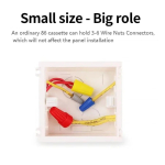 Fast Connector Spring Cap Crimp End Terminal AWG24-7 Insulated Electrical Insert Splice Rotating Wire Connection - Image 6