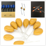 10V 16V 25V 35V 50V Tantalum Capacitor 1UF 2.2UF 3.3UF 4.7UF 10UF 22UF 33UF 47UF 100UF 220uF 0.1uF 0.22uF 0.47uF 0.68uF DIP - Image 2