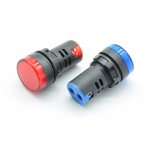12V 24V 110V 220V 22mm Panel Mount LED Power Indicator Pilot Signal Light Lamp red blue green white yellow lamp - Image 2