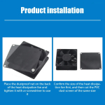 PC Chassis Cooling Dust Mesh PVC Net Guard Fan Cover Dust Filter Network Net Case Dustproof Net Cover for Computer - Image 5