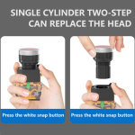 220V 22mm LA38 1NO/1NC Round self-locking Reset power button switch instantaneous switch with light LED indicator Self-recovery - Image 2