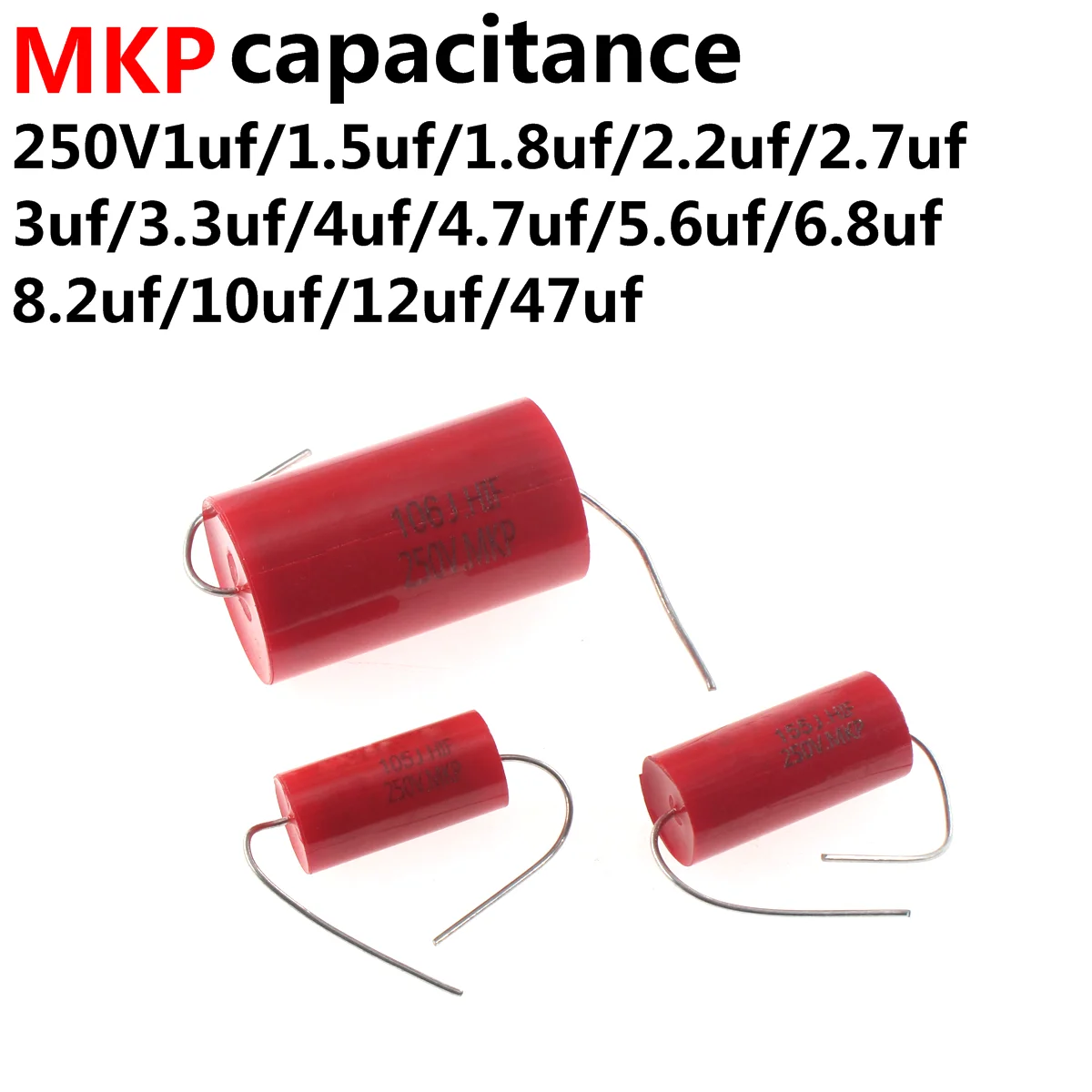 kf-S897ef9e913d741d8934ad62210a532a0F-10-5-2PCS-MKP-Audio-Capacitor-0-1uF-0-22uF-5-6uF-6-8UF-7-5UF.webp MKP Audio Capacitor 0.1uF 0.22uF 5.6uF 6.8UF 7.5UF 8.2UF 10uF 22uF 33uF 47uF 100uF 250V - Image 1