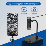 Digital Microscope 3IN1 Type-c Micro USB 50x-1000x Magnification Portable Camera Snake Tube Stand 8 LEDs For Android Phones PC - Image 5