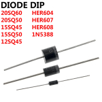 DIODE 20SQ60 HER604 HER607 HER608 15SQ050 15SQ045 1N5388 30SQ045 20SQ050 12SQ045