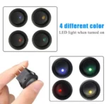 KCD1 20A 12V 220V Rocker Switch LED Dot Light Car Boat Round ON/OFF SPST Switch - Image 2