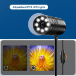 Digital Microscope 3IN1 Type-c Micro USB 50x-1000x Magnification Portable Camera Snake Tube Stand 8 LEDs For Android Phones PC - Image 6