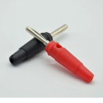 Type BP412 4mm Banana Plug 20A Copper Single needle High Current Insulated Shrouded Stackable Connector Soldering - Image 3