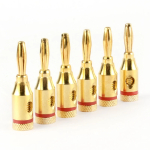 Gold Plated Speaker Banana Plugs Open Screw Type Connector for Speaker Wire Home Theater - Image 5