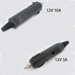 12V 5A 10A High Power Car Cigarette male Lighter power supply Socket Plug Connector head With LED Outlet Adapter for Automobile - Image 5