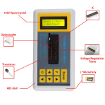 Integrated Circuit IC Tester Meter Maintenance Tester w/LCD Digital Display PNP NPN Transistor Automatic Detector - Image 3