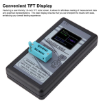 M328 Transistor Tester NPN PNP Transistor Diode Resistor Inductor Capacitance MOS SCR ESR Meter Automatic Pin Detection - Image 5