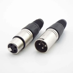 3 Pin 4 pin core XLR power Connector Adapter male female Audio Cable MIC Plug Jack Terminals Microphone Wire P1 - Image 3