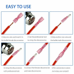Heat Shrink Bullet Terminal Female Male Electrical Wire Connectors Splice Crimp Terminals 10-22AWG Waterproof Assortment - Image 5