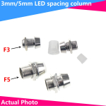 3/5MM LED spacer column, lamp holder, lamp cover, isolation lampshade, 2-piece set