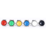16mm Round Momentary Switch 3A125VAC/6A125VAC DS-212 SPST Self-reset Push Button Switch Red/Green/Blue/Yellow/White/Black - Image 2