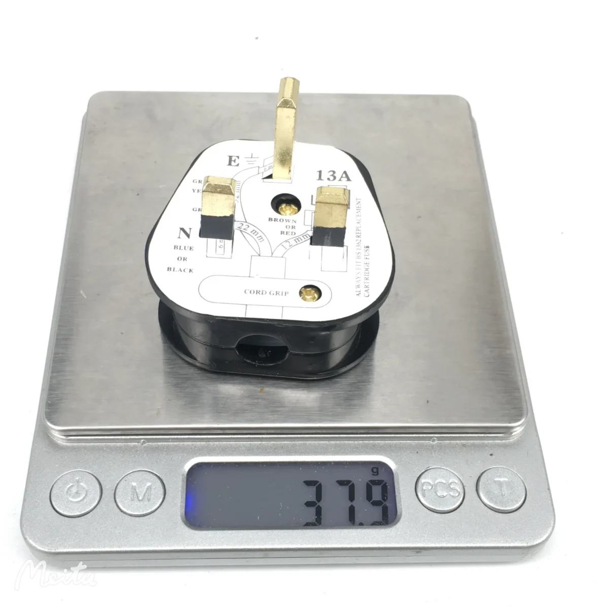 Black/White 3 Pin UK Mains Top Plug 13A Appliance Power Socket Fuse Adapter Household,British plug assembly type BK - Image 6