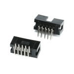 2.54MM pitch  right angle 6/10/20/26/34/40 PIN Row MALE SOCKET idc box headers PCB CONNECTOR DOUBLE ROW DC3 HEADER - Image 3