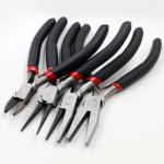 Stainless Steel Needle Nose Pliers Hand Tool Black 12.5cm - Image 2