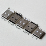 USB 2.0 Jack A Type Male Plug Connector USB jack AM 4pin Sink 2.5 SMT Sink 1.2 DIP Cable Soldering