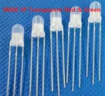 F5 5mm LED Red+Green Light Emitting Diode Common Anode Cathode 3pin 3P Positive Negative Transparent / Fog Type RGB Blue - Image 3