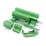 5.08mm 2EDG-UKR Plug-in Wiring Terminal 35mm Guide Rail Mounting Screw Terminal Block Pitch 5.08mm 2P-12P - Image 2