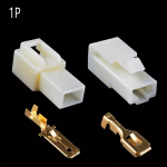 6.3mm pitch connector 1P 2P 3P 4P 6P 8P 6.3 Connector Kits Male Female Socket Plug Plug For Motorcycle Motorbike Car - Image 2