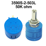 3590S Multiturn Potentiometer 500 1K 2K 5K 10K 20K 50K 100K Ohm Potentiometer Adjustable Resistor 3590 102 202 502 103 - Image 6