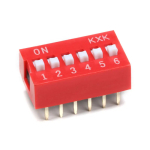 DIP Switch 2.54MM Pitch Toggle Switch Dial The Code 2P 3P 4P 5P 6P 8 PIN Quick Switch Red 2.54MM - Image 4