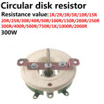 300W Disk Ceramic Variable Resistor BC1-300W BC1 Adjustable Resistor Adj Wirewound Rheostat