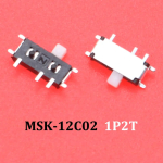 Slide Switch Micro-Power Toggle Switch Single and Double-row Direct-inserted Horizontal Sliding 2/3 Gear 1P2T 2P2T 1T3P 2P4T - Image 2