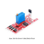 KY-024 Linear Magnetic Hall Switches LM393 Chip Linear Magnetic Hall Sensor Hall Effect Magnetic Sensor for Arduino DIY Kit - Image 5