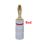 Banana Connector Plug Jack Gold Plated Musical Sound Audio Speaker 4MM Banana Plugs For Audio Video Speaker Terminal - Image 6