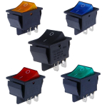 KCD4 Latching Rocker Switch Power Switch ON-OFF 2 Position I/O 4 Pins Electrical equipment with Light 16A 250VAC 20A 125VAC - Image 6