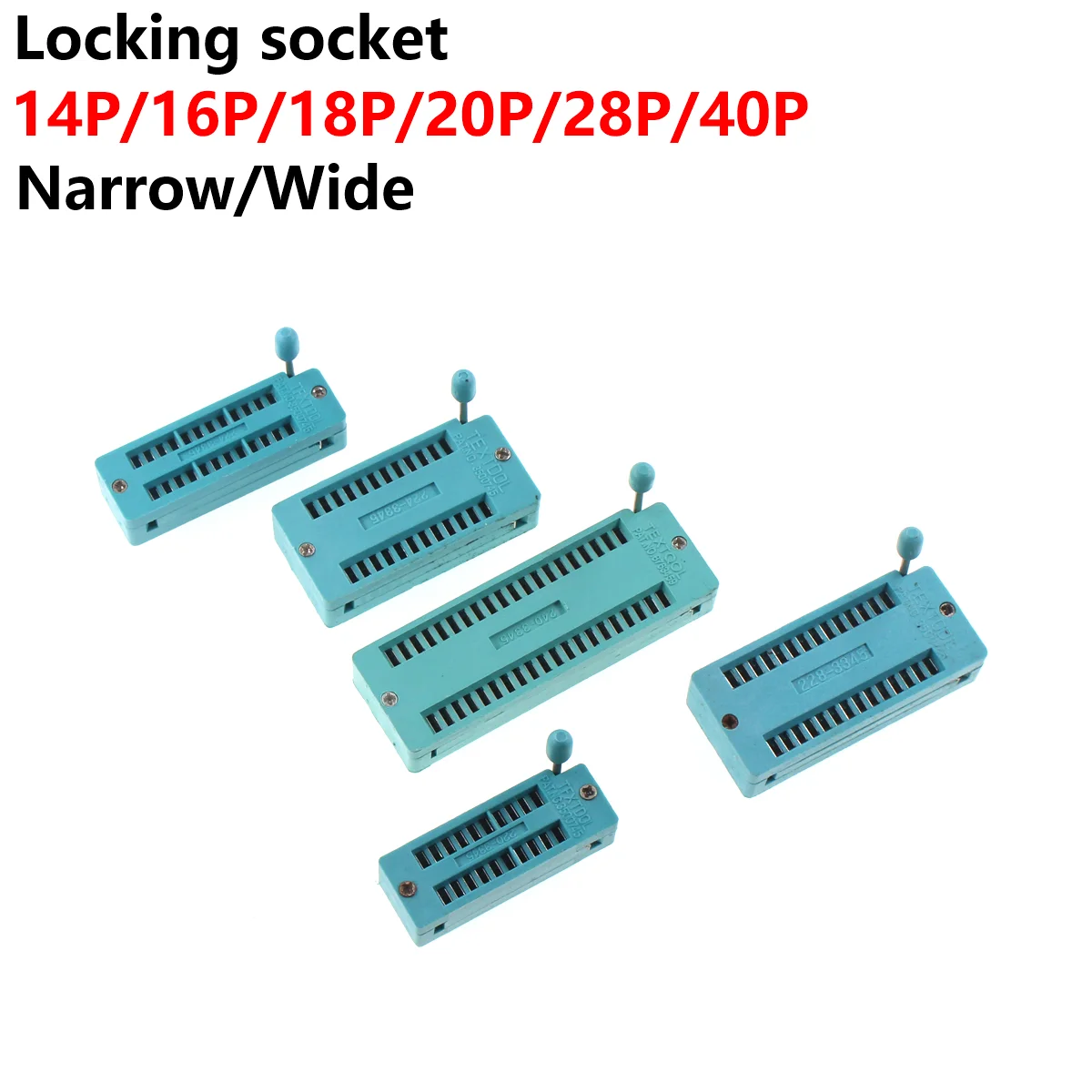 kf-Sacb7d354524c4d68bb1f6aab87dc3e70o-5PCS-Lock-seat-40p-Lock-seat-ic-movable-seat-Lock-seat-3m-narrow-body-chip-socket.webp Lock seat 40p Lock seat ic movable seat Lock seat 3m narrow-body chip socket Microcontroller socket 14P 16P 18P 20P 28P 32P Zif-socket - Image 1