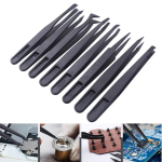 Multifunctional Electronic Anti-static Carbon Fiber Tweezers Plastic Soft Elastic Pincet Set Repair Hand Tools Parts - Image 2