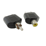 RCA Splitter 1 Male to 2 Female 1 femae 2RCA male Plug Y 3.5mm RCA jack connectors Double AV Audio Video Adapter Converter p1 - Image 5