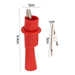 Circuit Tester Metal Crocodile Clip Multimeter Probe Circuit Multimeter Plug Plug Rubber Insulation Test Voltage - Image 3