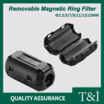Anti-interference Snap Ferrite Filter For Cable Ferrite Core Choke Clip EMC Inner Diameter 3.5/5/7/9/11/13MM Degaussing Filter - Image 6