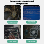 PC Chassis Cooling Dust Mesh PVC Net Guard Fan Cover Dust Filter Network Net Case Dustproof Net Cover for Computer - Image 3