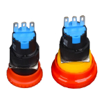16mm Mounting Holes Latching Emergency Stop Push Button Switch Big/Small head YJ-LA16-11ZS-A - Image 4