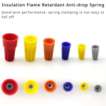 Fast Connector Spring Cap Crimp End Terminal AWG24-7 Insulated Electrical Insert Splice Rotating Wire Connection - Image 4