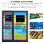 M328 Transistor Tester NPN PNP Transistor Diode Resistor Inductor Capacitance MOS SCR ESR Meter Automatic Pin Detection - Image 4