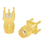 SMA Male/ Female RF Coax Connector PCB 2-Hole Panel Mount Solder Post Wire Terminal Adapter Goldplated Wholesale Price - Image 3